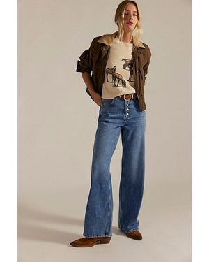 Free People Nia Boyfriend Jeans - Blue