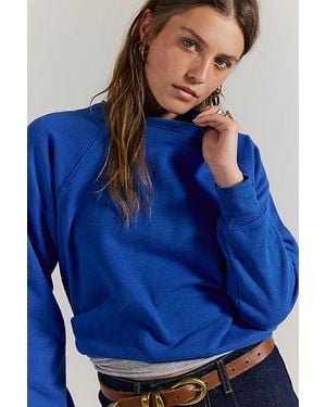 Free People Sonny Sweatshirt - Blue