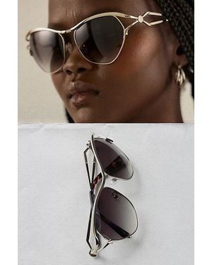 Free People Priestly Premium Polarized Sunglasses - Black