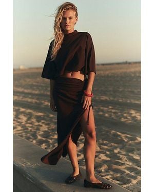 free-est Clara Skirt Set By - Brown