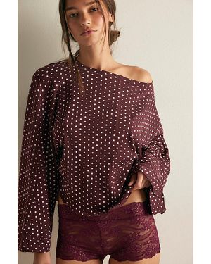 Intimately By Free People Vibe Check Pullover By - Red