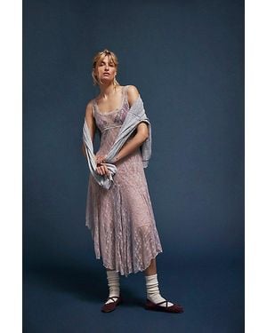 Intimately By Free People Just Looking Midi Slip - Blue