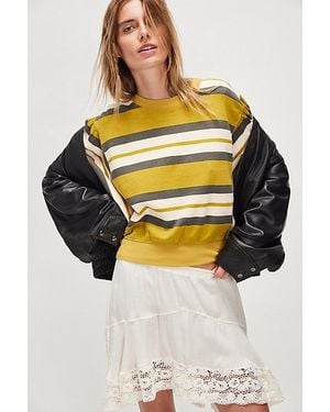 Free People Wild And Free Sweatshirt - Yellow