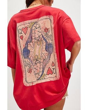 Ragabond Queen Of Hearts Tee - Red
