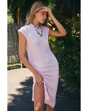 Free People All Day Long Midi T-Shirt Dress - Green