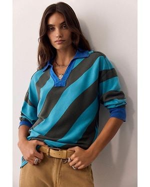 Free People Oxford Edge Tunic - Blue