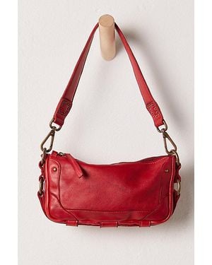 Free People Lillie Leather Shoulder Bag - Red