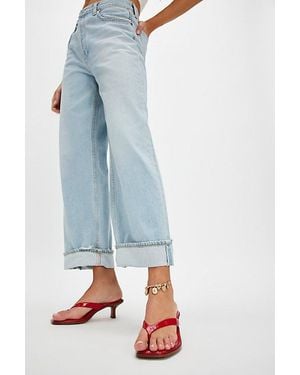 Sam Edelman Dollie Thong Heels - Blue