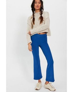 DONNI. The Rib Kick Flare Pants - Blue