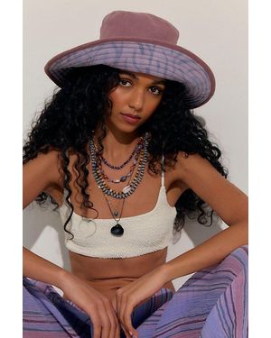 Free People Romulada Zebra Gran Bucket Hat - Blue