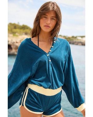 free-est Cassie Romper By - Blue