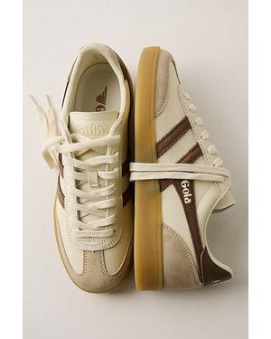 Gola Viper Leather Sneakers - Natural
