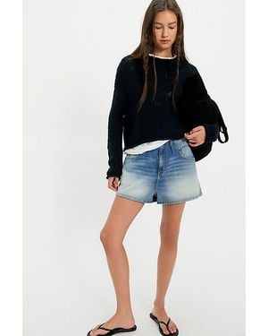 Lee Jeans Flirty High-Rise Shorts - Black