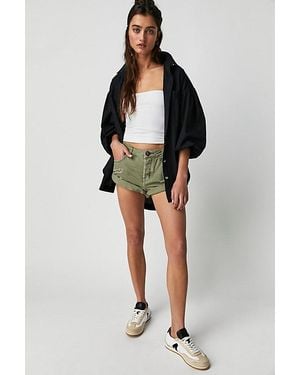 One Teaspoon Oneteapsoon Bandits Low-waist Denim Shorts - Black