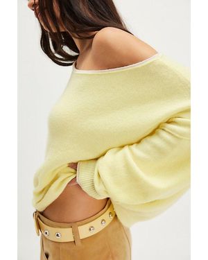 Free People See Me Pullover - Yellow