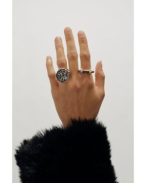 Free People On Lock Ring - White