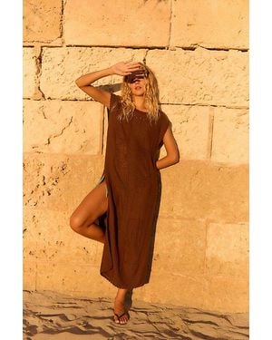 Free People Clair Fauxchet Midi Dress - Green