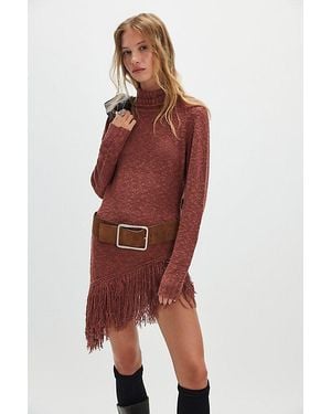 Urban Outfitters Whole Lotta Trouble Dress - Red