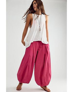 Free People Moonflower Balloon Trousers - Pink