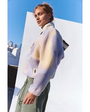 Fp Movement Hit The Slopes Printed Fleece Pullover - Blue