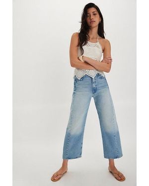 Mother The Half-Pipe Sneak Ankle Jeans - Blue
