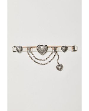 Streets Ahead Queen Of Hearts Belt - Metallic