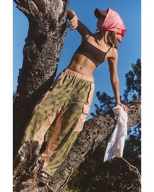 Fp Movement Colorburst Fleece-Lined Hike Pants - Multicolor