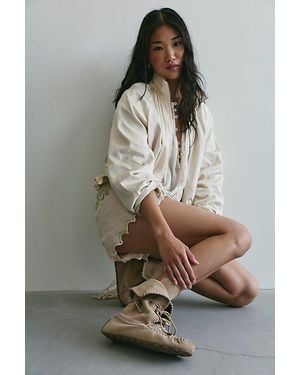 Free People Misty Moccasin Boots - Brown