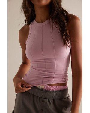 Free People So Soft Seamless Modal Tank - Multicolor