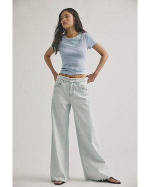 Free People Alter Ego Wide-Leg Twisted Jeans - Multicolour