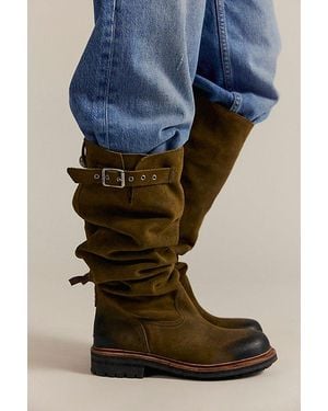 Free People Rapids Riding Boots Shoe - Natural