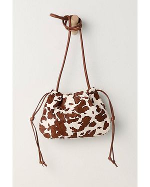 INTENTIONALLY ______ Comet Cowhide Crossbody Bag - Natural
