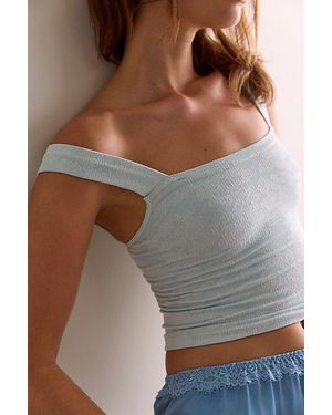 Free People Lace Up Tank - Gray