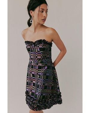 Anna Sui Strapless Party Dress - Black