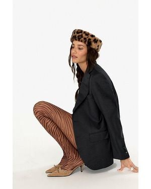 Lemonade Collective Leopard Jackie Hat - Black