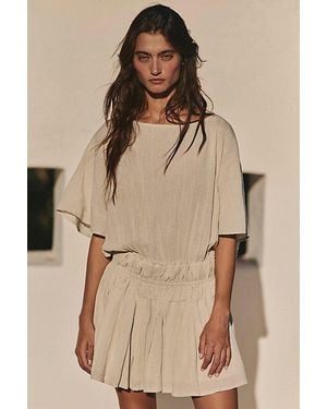 Free People Sutton Mini Dress - Brown