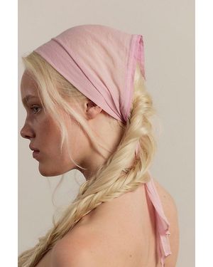 Free People Graceland Solid Sheer Hair Scarf - Pink