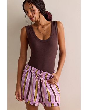 Intimately By Free People On Repeat Lounge Shorts By - Red