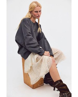 Free People Alma Pullover - Blue