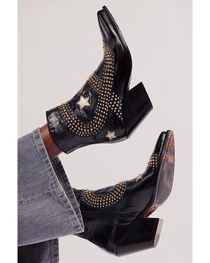 Jo Ghost Reputation Studded Boots - Black