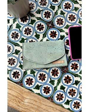 Tiradia Cork Glam Cosmetic Bag - Green