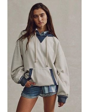 Free People Lou Baked Hoodie - Grey