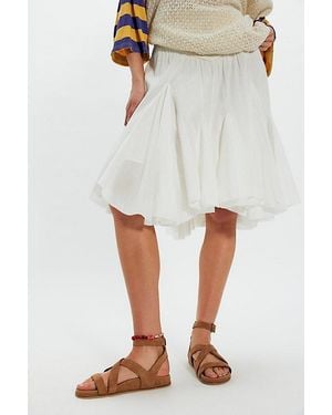 INTENTIONALLY ______ Myko Footbed Sandals By - White