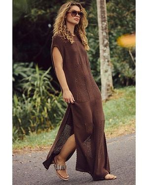 Free People Clair Fauxchet Midi Dress - Green