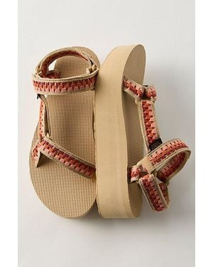 Teva Flatform Universal Crochet Sandals - Multicolour