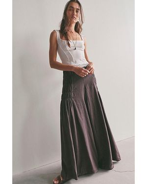 Free People Swept Off Solid Trousers - Multicolour