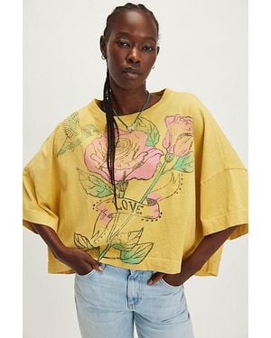 Free People East West Love Tee - Metallic