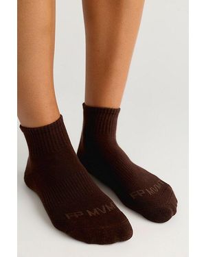 Fp Movement Old Faithful Solid Socks - Brown
