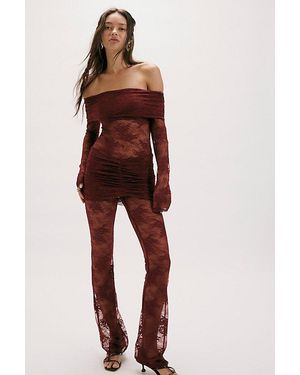 Ownley Jessa Irving Pant Set - Red