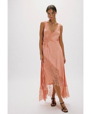 Nigel Preston Soho Wrap Midi Dress - Brown